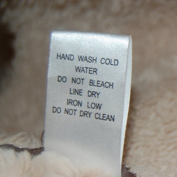 Favluv Fashion Women's Beige W/ Shearling Like Collar & Lining Open Coat Size S - Picture 9 of 11